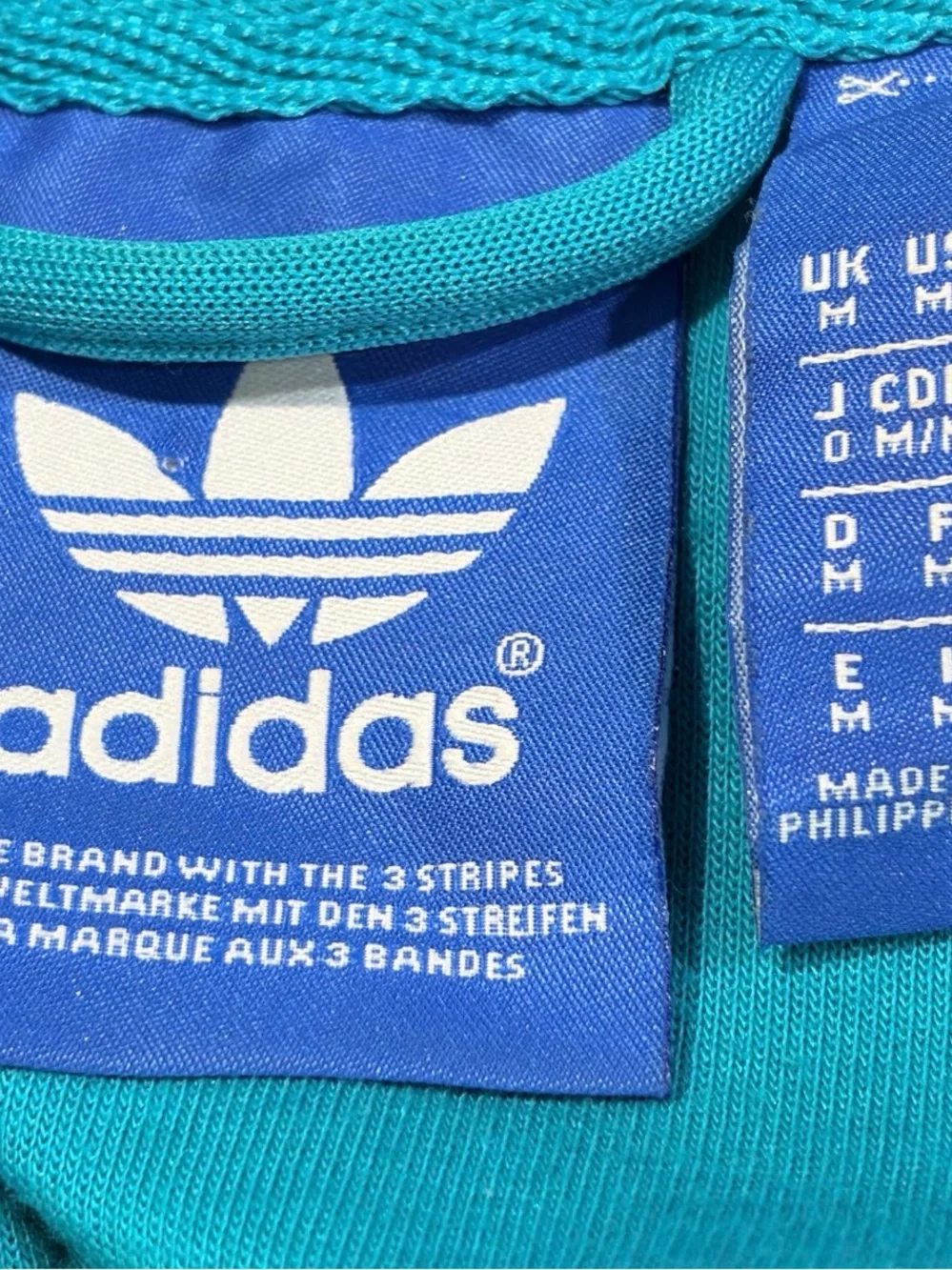 Adidas x Pharrell Williams AC5933 Track Jacket Blue Trefoil Full Zip Men's M